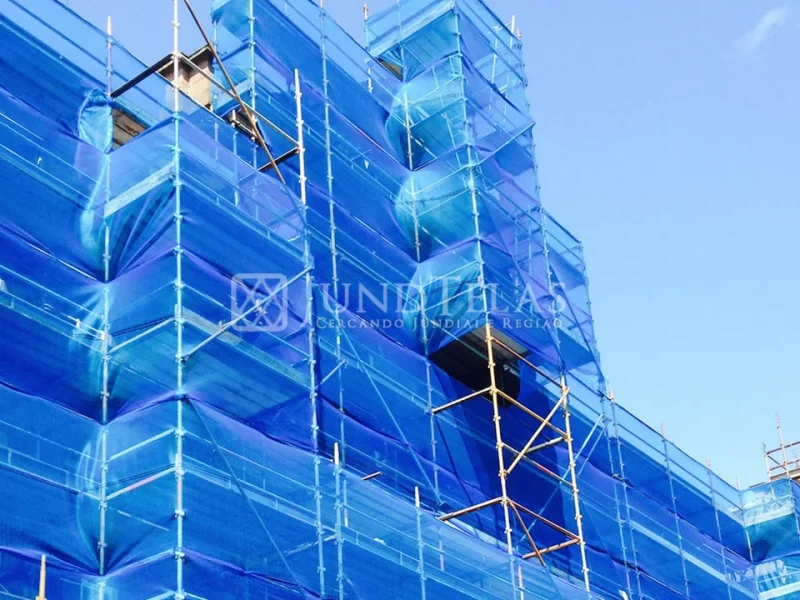 Rede de proteção para obras